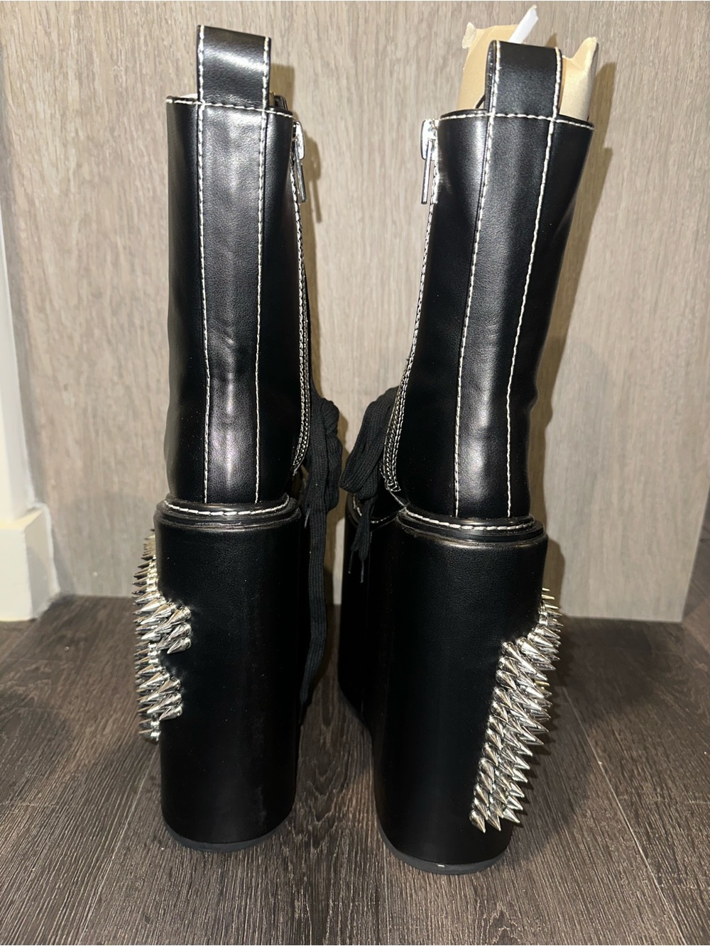 Current Mood F Off Platform Boots - Picture 4 of 5